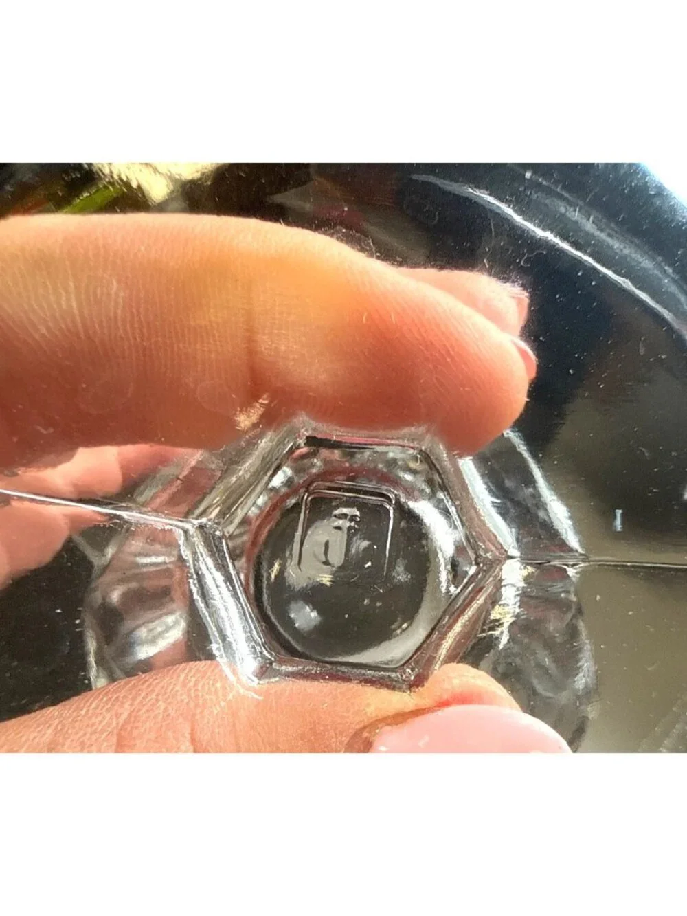 Set Of 4 Vtg Clear Glass Ice Cream Dessert Cups Scalloped Edge & Pedestal Base